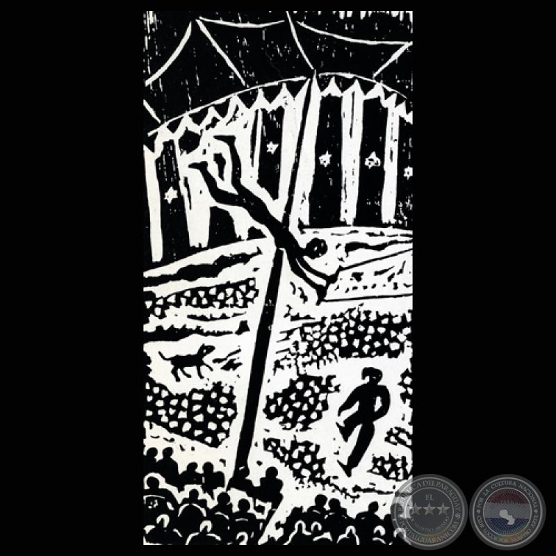 EL CIRCO I - Grabado de JACINTO RIVERO